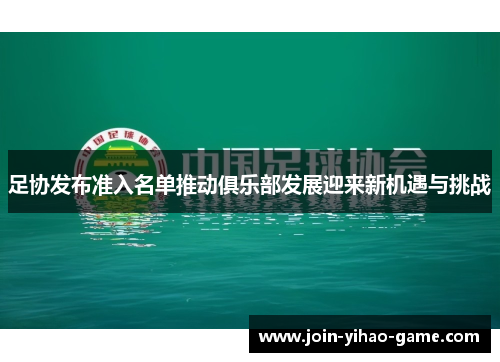 足协发布准入名单推动俱乐部发展迎来新机遇与挑战